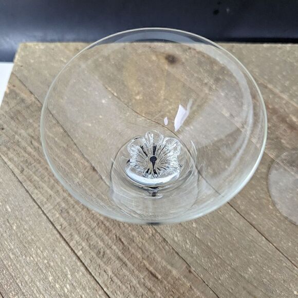 Belfor Exquisite Crystal Glasses, Belfor martini glass set of 2 - Picture 4 of 5